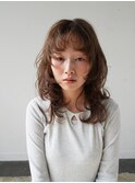 顔周りレイヤー ウルフレイヤーカット ワイドバング20代30代40代
