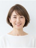 小顔＆大人可愛いふんわり上品ショートボブ