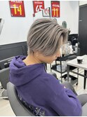 メンズカットブリーチカラー外国人風ハイライトトレンドヘア