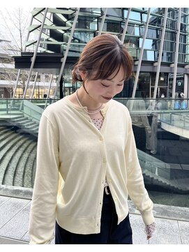 グラッド ナチュラル ヘアー(glad NATURAL HAIR) 大人可愛いゆるシニヨン