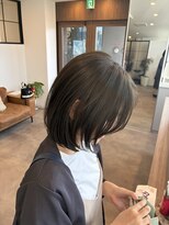 リアン 新城店(Rian) ブリーチなし透明感グレージュ/オリーブカラー