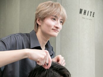 ホワイト(WHITE)の写真/【岐阜】ビジネスも決まるメンズヘアサロン《WHITE》清潔感×トレンドでON /OFFカッコいいを演出!