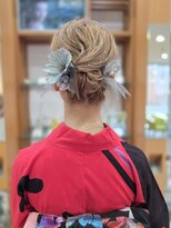 プランタンアヴェダ(printemps AVEDA)&nbsp;浴衣ヘアアレンジ