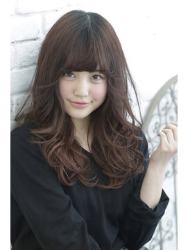 ガランテ(Galante) 春系外ハネバング×モーブピンク