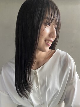 エミュー(emue) emue京都◯暗髪透明感ロングヘア20代30代人気◯中島