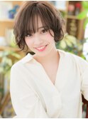 ■くせ毛風カール小顔ニュアンスカラー105-17★上尾20代30代40代