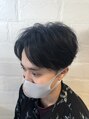 イーチ ヘアーアンドトータルビューティ(each hair&total beauty) センターパートスタイルになります！最近の流行の一つです！！