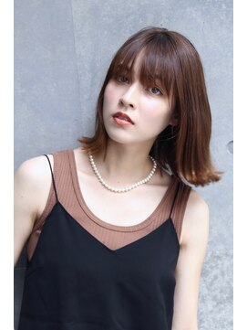 キサイ バズ(kisai BUZZ) kisaiBUZZ＊西川史浩　シークレットハイライト×ミディアムボブ