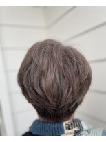 アプシー 三木店(Apsee)&nbsp;ミセスショート×白髪ぼかしハイトーンカラー