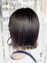 トリート 海浜幕張店(TREAT)&nbsp;切りっぱなしボブ×ダークグレージュ_海浜幕張