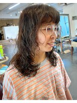 ポタム 東中野(potamu)&nbsp;ロングレイヤーにパーマ