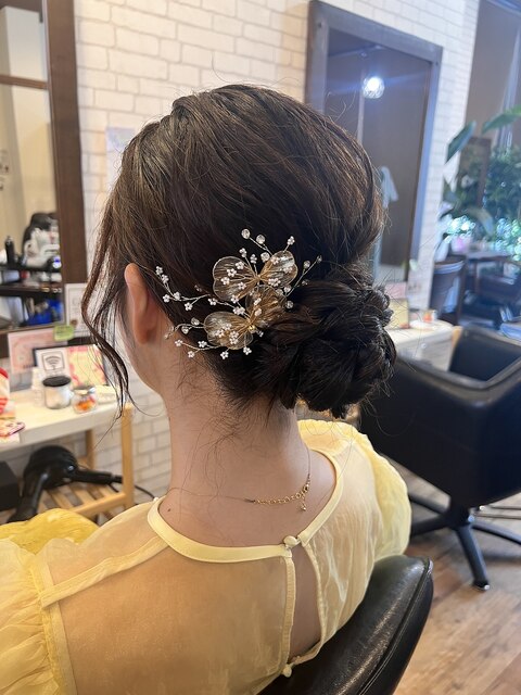 まとめ髪ヘアセット☆