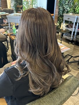 インデペンデンス(independence) バレイヤージュ×チャコールグレー