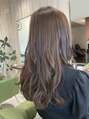 ビセル バイ シータ 川越店(becel by THETA) イルミナカラーで艶のある綺麗な髪に。38mmのコテでゆる巻き♪