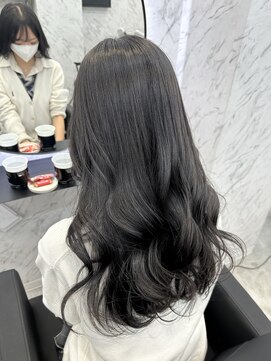 ドットモーダ  町田店(dot. mooda) 【艶カラー×顔周りカット】韓国/韓国ヘア/町田/町田駅/学割