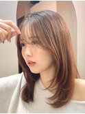 韓国風大人レイヤーカット/ハッシュカット/くびれヘア/船橋駅