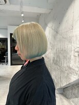 カリファ 田町(KHALIFA)&nbsp;ケアブリーチ/ダブルカラー/ボブ/ケアブリーチ/デザインカラー