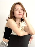 ミディアムレイヤーカット/縮毛矯正/20代/30代/40代/表参道