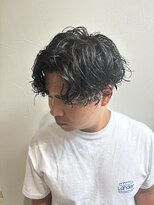 グラフ 立川(Graph.)&nbsp;常田風無造作パーマツーブロックメンズカット