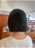 切りっぱなしボブ