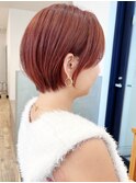 【Say.岩井】丸みショート×テラコッタカラー×簡単スタイリング