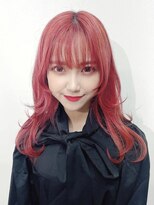 イブヘアー(eve hair)&nbsp;◎ウルフ/レイヤーカット/赤髪/チェリーレッド/レイヤー