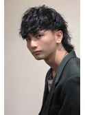 メンズウルフパーマ ニュアンスパーマウルフ