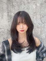 ティラベント 南船場店(tiravento) 韓国風レイヤー/顔周りカット/レイヤーカット/10代/20代