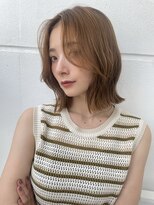 サンド ミュウ 横浜店(sand mieu)&nbsp;オリーブベージュ/韓国/レイヤーカット/ボブ/顔周り/前髪/横浜