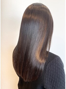 アルファ(Hair Salon alpha) 【艶感×柔らかさ】ラウンドワンレングス×メテオトリートメント