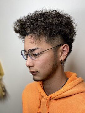 リプレイ 草津店(RIPLAY) ベリーショート/ダークアッシュ/ニュアンスパーマ/韓国マッシュ