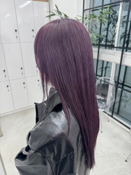 ジルスタジオ(JILL STUDIO) JILL STUDIO/パープルアッシュ/ストレートロング