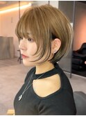 小顔可愛いレイヤーカット×アッシュカラー10代20代30代