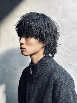 ササ(33) 【前上がりウルフ×無造作パーマ】