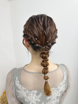 《sheer /稲葉》#ヘアセット#あみ下ろし