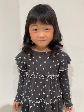 横浜女の子髪型こどもキッズカットayaka