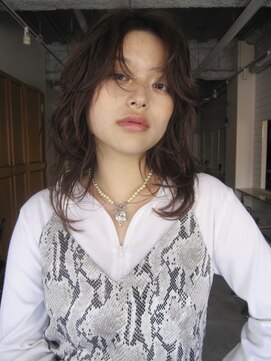 グリーン 表参道(green) ミディアムレイヤー/ハッシュカット