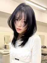 アイトーキョーエス 渋谷(AI TOKYO S)&nbsp;着物ヘア/ハッシュカット/ダークアッシュ/似合わせカット/渋谷