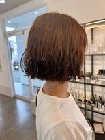 クララジャパン ナベシマ(CLALA JAPAN Nabeshima)&nbsp;ボブ　ミルクティーベージュ　艶髪　髪質改善カラー　ショート