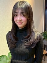 ソンノ(sonno)&nbsp;レイヤーカット 透明感カラー 髪質改善トリートメント 黒髪 20代