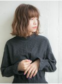 愛されボブのラフウェーブ
