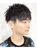 細束感☆ソフトツーブロック☆ショート×刈り上げ×マッシュ