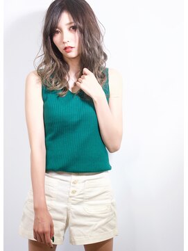 アンアートソーホー(an art soho) バレイヤージュカラーゆるふわウェーブ