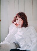 重ためボブのパーマアレンジ【倉敷】/20代/30代/40代/水島/倉敷