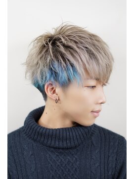ヘッドストック(HEAD STOCK) 【ヘッドストック】絶対モテる!インナーブルーマッシュ@st