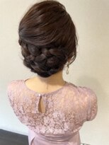 スーパーカット 元町店(SUPER CUT)&nbsp;結婚式　ヘアアレンジ　編み込み