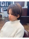 【アフロート】大人可愛いセンターパートショート