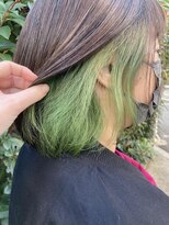 ネオヘアー 曳舟店(NEO Hair)&nbsp;インナーライムグリーン【クゴウ】