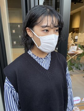 ヘアー アイス ルーチェ(HAIR ICI LUCE) ボブパーマ クルクルパーマ ニュアンスパーマ 担当山中