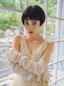 アグ ヘアー ジャヤ 三軒茶屋店(Agu hair jaya) 《Agu hair》パリ風マッシュショート 20代30代40代